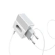 Мережевий зарядний пристрій HOCO C75 Home Charger Type-C cable 12W White - изображение 3