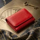 Яркий компактный женский кошелек ST Leather 18892 красный - изображение 4