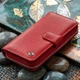 Вертикальний місткий гаманець зі шкіри жіночий ST Leather 19306 червоний - зображення 1