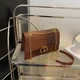 Сумочка на ланцюжку каркасна через плече Lilly P4-6536C коричнева - зображення 3