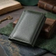Женский кошелек компактного размера из натуральной кожи ST Leather 23072 зеленый - изображение 4