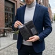 Вертикальный кошелек для мужчин из натуральной кожи ST Leather 19420 черный - изображение 2