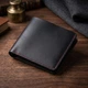 Кожаное матовое портмоне унисекс Grande Pelle 11542 черный - изображение 4