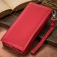 Яркий кошелек-клатч для стильных женщин из натуральной кожи ST Leather 22533 красный - изображение 4