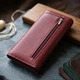 Оригінальний жіночий гаманець з натуральної шкіри ST Leather 22522 бордовий - зображення 4