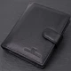 Вертикальный кошелек с блоком под документы из натуральной кожи ST Leather 22479 черный - изображение 1
