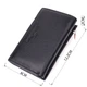 Кожаный женский кошелек в три сложения ST Leather 22488 черный - изображение 3