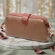 Красивый клатч с интересной защелкой из натуральной кожи Vintage 22425 коричневый - изображение 4
