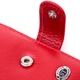 Яркое женское портмоне с блоком для карт из натуральной кожи ST Leather 19471 красное - изображение 9