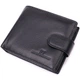 Кошелек для мужчин удобного размера из натуральной кожи ST Leather 22461 черный - изображение 5