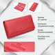 Чудовий жіночий гаманець з натуральної шкіри ST Leather 22524 червоний - зображення 3