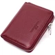 Практичный кошелек для женщин из натуральной кожи ST Leather 22450 бордовый - изображение 1