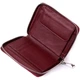 Практичный кошелек для женщин из натуральной кожи ST Leather 22450 бордовый - изображение 5