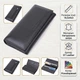 Удобный женский кошелек из натуральной кожи ST Leather 22523 черный - изображение 3