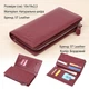 Современный кошелек-клатч для стильных женщин из натуральной кожи ST Leather 22534 бордовый - изображение 2