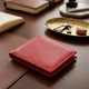 Яркий небольшой женский кошелек с монетницей из натуральной кожи ST Leather 22543 красный - изображение 4
