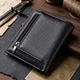 Універсальна модель гаманця з натуральної шкіри ST Leather 19474 чорна - зображення 4
