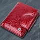 Лакированный кошелек для женщин среднего размера ST Leather 22685 красный - изображение 1