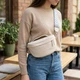 Жіноча сумка через плече в класичному кольорі з натуральної шкіри Vintage 22656 білий - зображення 2