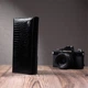 Женский кошелек из натуральной лакированной кожи ST Leather 22679 черный - изображение 10