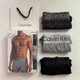 Набор трусов-боксеров Calvin Klein Luxury Redefined 3 шт L светло-серый серый чёрный - изображение 2