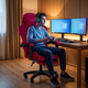 Игровое кресло DIEGO ALCANTARA PRO Red Компьютерные игровые кресла - изображение 9