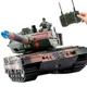 Танк на радіокеруванні TANK, зі світлом, стріляє орбізами, обертання башти на 360° Чорний - зображення 1