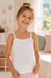 Майка 3 шт базовая для девочки Baykar тонкая бретель р 4 134-140 см 7-8 лет арт 4635-01 - изображение 5