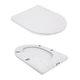Напольный унитаз Qtap Jay Ultra Quiet с сиденьем Soft-close 640x360x835 мм QT07222175TW White - изображение 9
