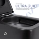 Унитаз подвесной Qtap Gemini безободочный с сиденьем Soft-close QT2533076EUQMB - изображение 5