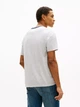Футболка хлопковая длинная мужская Tommy Hilfiger XM07448-P61(Grey Heather) M Серая с принтом (198928109803) - изображение 2
