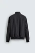 Мужская легкая куртка-бомбер Zara navy blue L, арт.5854\049\401 - изображение 6