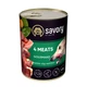 Вологий корм для собак Savory 4 види м'яса 200 (г) - зображення 3
