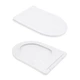 Напольный унитаз Qtap Arvin Ultra Quiet 630×350×795 мм с сиденьем Soft-close, White QTARV27W49259 - изображение 8