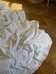 Комплект постельного белья с рюшами WHITE (белый, однотонный) Евро 200х220 см - изображение 3