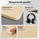Комп'ютерний стіл SENSE7 NOJO LIGHT 140×70 см з електричним регулюванням висоти, світло-коричнево-білий - зображення 6