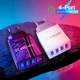 Сетевое зарядное устройство для быстрой зарядки 4 port USB Quick Charge 3.0 Black (12W) — компактная универсальная зарядка с - изображение 6