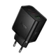 Сетевое зарядное устройство Hoco N75 USB/ 2 Type-C PD 65W black - изображение 1