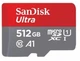 Карта пам'яті microSDXC, 512Gb, SanDisk Ultra, Class10 UHS-I U1 A1, SD адаптер, до 150 МБ/с (SDSQUAC-512G-GN6MA) - изображение 2