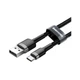 Дата кабель USB 2.0 AM to USB-C 1.0m 3A grey-black Baseus (CATKLF-BG1) (352132) - изображение 1