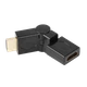 Адаптер HDMI гнездо-штекер поворотный Cabletech Black (ZLA0852) - изображение 2