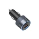 Автомобільний зарядний пристрій Forcell F-Energy Alu 2 x USB C + USB A QC4.0 PD SFC2.0 4.5A 65W Grey (5903396275739) - зображення 5