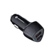 Samochodowa ładowarka Forcell F-Energy Carbon 2 x USB A QC3.0 3A 36W Black (5903396133794) - obraz 4