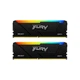 Модуль пам'яті для комп'ютера DDR4 32GB (2x16GB) 3200 MHz FURY Beast RGB Kingston Fury (ex.HyperX) (KF432C16BB2AK2/32) - зображення 2