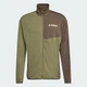 Чоловіча олімпійка Terrex Multi CLIMAWARM Full-Zip Tech Fleece adidas KA9528 (XS) зелений (4068811754419) - зображення 7