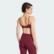 Женское бра All Me Light Support Rib adidas KG0404 (S) Бордовый (4069993494995) - изображение 2