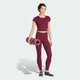 Женское бра All Me Light Support Rib adidas KG0404 (S) Бордовый (4069993494995) - изображение 4