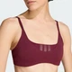 Женское бра All Me Light Support Rib adidas KG0404 (S) Бордовый (4069993494995) - изображение 5