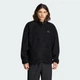 Мужская флисовая спортивная кофта City Tech 3 Stripes High Pile Full Zip adidas KV2131 (2XL) черный (4069993223359) - изображение 1