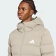 Мужской пуховик Helionic CLIMAWARM Stretch Hooded adidas JX0596 (L) зеленый (4068811698065) - изображение 4